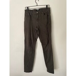 Buffalo David Bitton Hope‎ 6 / 28 Mid Rise Pants Skinny Stretch Dark Olive Green